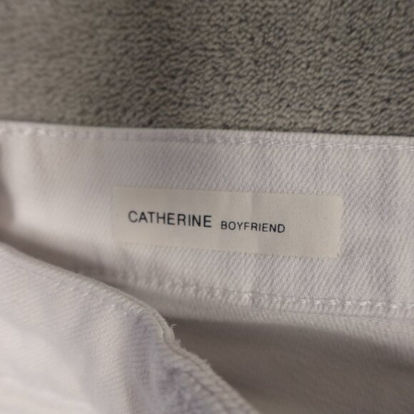 Kut from the Kloth Jeans Catherine Boyfriend – Women's Size 10 White Denim - Picture 3 of 15
